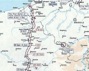 746px first battle of ypres map