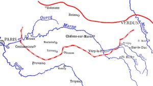 opposing positions 5 september (dashed line) 13 september (black line)