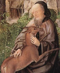 saint giles closeup