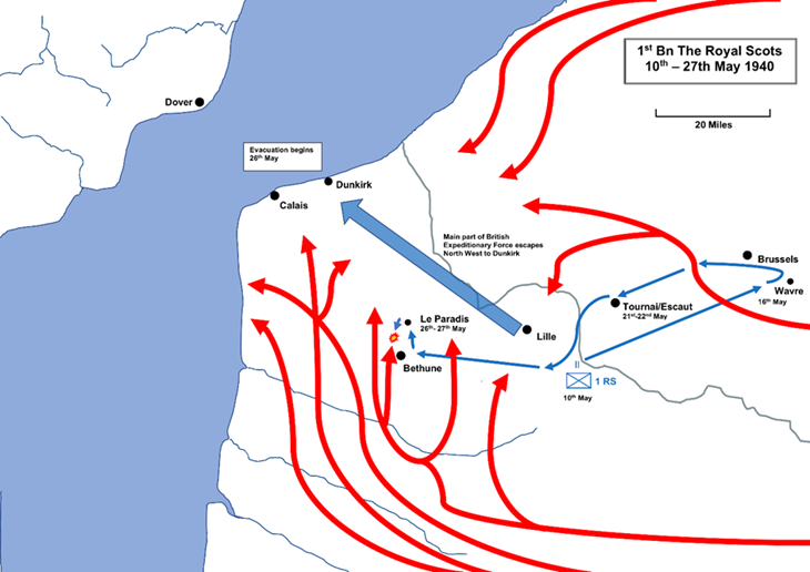 situation map may 1940