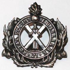 the royal scots fusiliers regimental badge 1877 81