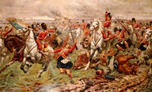the royal scots greys and gordon highlanders at waterloo 18.06.1815