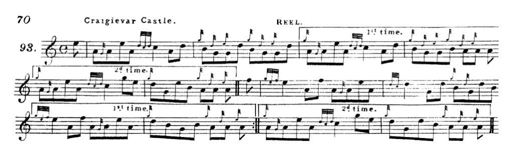 pipe tune craigievar castle john laing