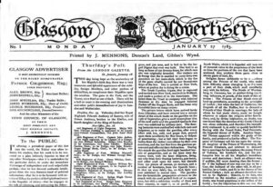 glasgow advertiser 1783