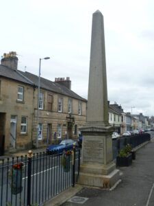 sanquhar declarations monument, high street (geograph 3705496)